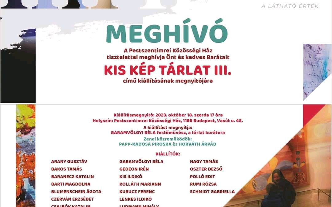 Kis Kép Tárlat III. – MFN