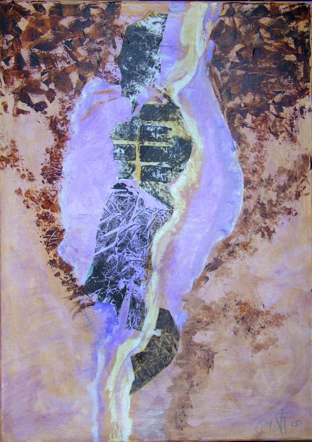 Frommel Gyula_2025Ulysses2PenelopeVarakozasa70x50AkrilVaszon