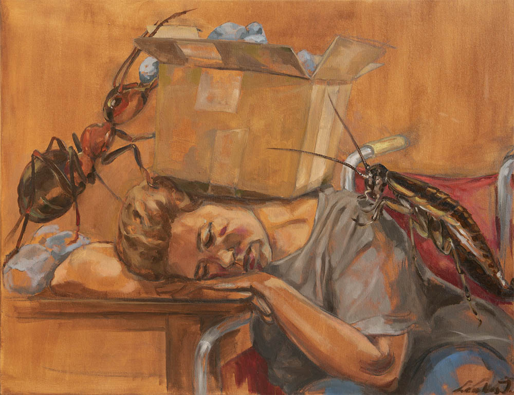 Lenkes Ildiko_Ha az ertelem alszik_2025_90x70cm_olaj,vaszon_k