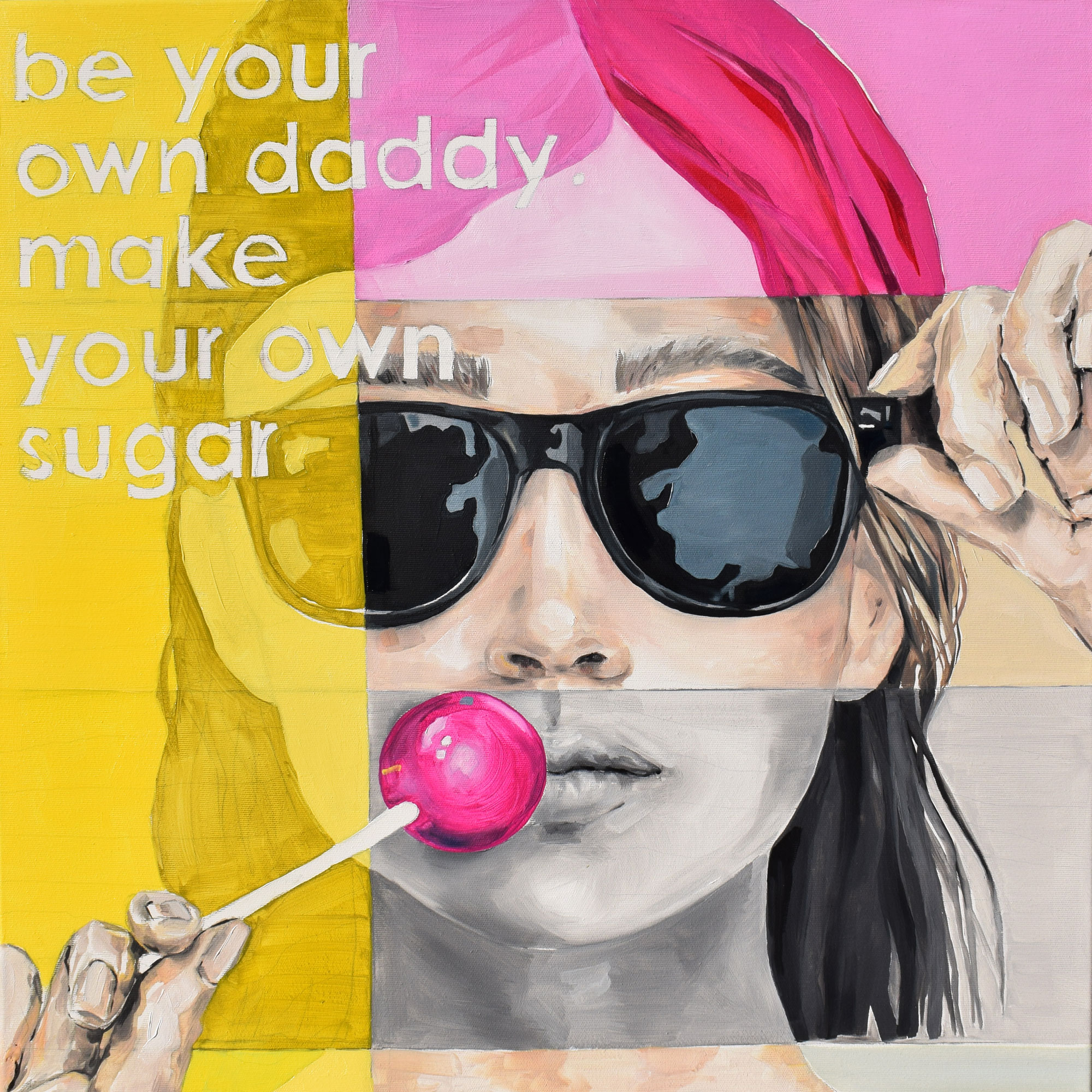 Roni_Zongor_ART_Be_your_own_daddy_Under-ground_Colletion_60_60_cm_web